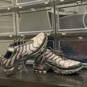Nike Air Max Plus Black and Gray Sneakers